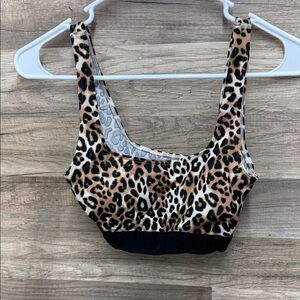 PINK Victoria's Secret Animal Print Sport Bra